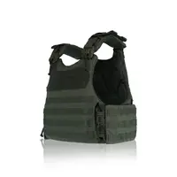 Бронежилет Kiborg Modular X-1 (Увеличенная площадь защиты) XL Хаки с баллистическим пакетом 1 класса защиты Militex