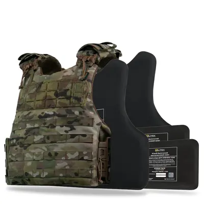 Бронежиллет Militex Modular X-1 (Увеличенная площадь защиты) Cordura original USA Multicam M с баллистической защитой 1 класса