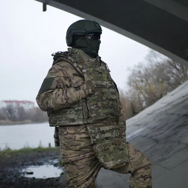Бронежиллет Militex Modular X-1 (Увеличенная площадь защиты) Cordura original USA Multicam M с баллистической защитой 1 класса