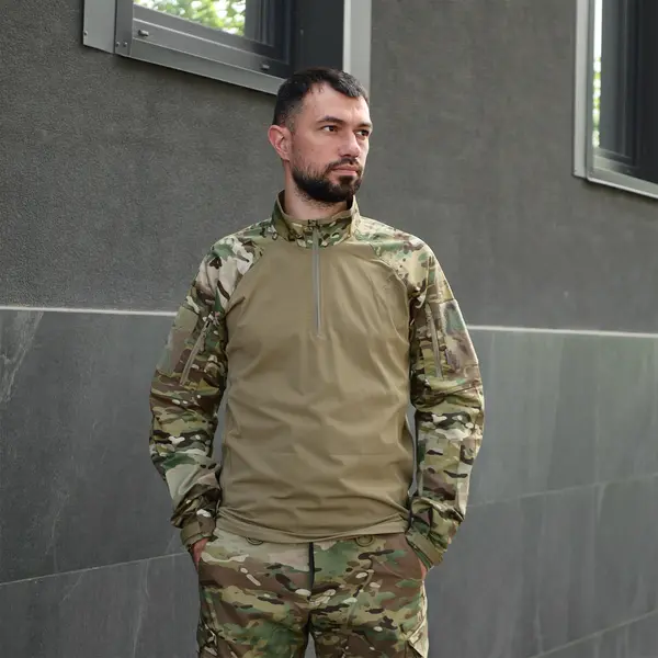 Raid Twill/Sorona Combat Shirt Multicam/Tan (8519), XL Raid Twill/Sorona Combat Shirt Multicam/Tan (8519), XL