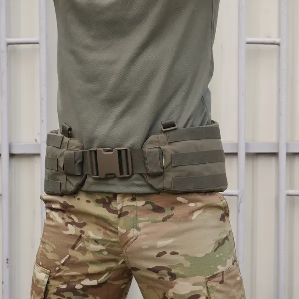 Пояс РПС Kiborg R-1 GEN.2 (L) Khaki з балістичним пакетом 1 клас захисту Militex