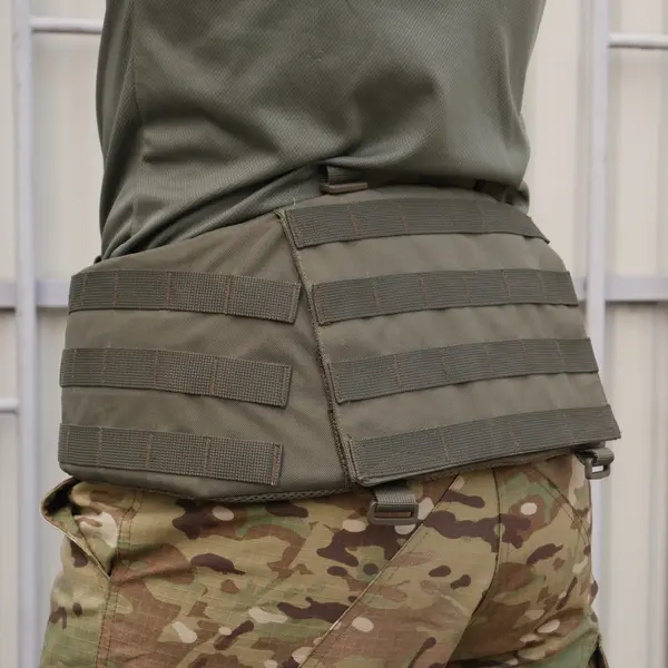 Пояс РПС Kiborg R-1 GEN.2 (L) Khaki з балістичним пакетом 1 клас захисту Militex