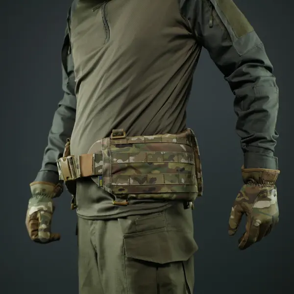 Пояс РПС Kiborg R-3 GEN.2 (M) Multicam з балістичним пакетом 2 клас захисту Militex