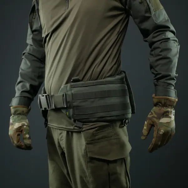 Пояс РПС Kiborg R-3 GEN.2 (S) Khaki з балістичним пакетом 2 клас захисту Militex