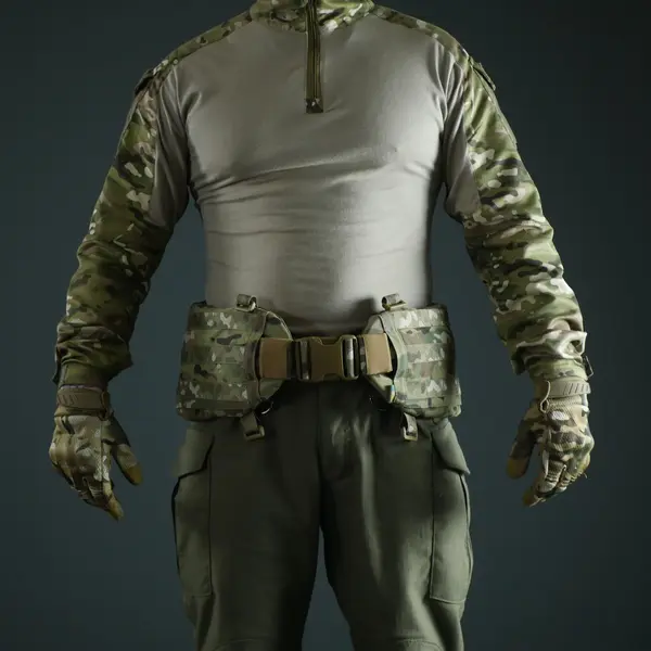 Пояс РПС Kiborg R-3 GEN.2 (L) Multicam з балістичним пакетом 2 клас захисту Militex