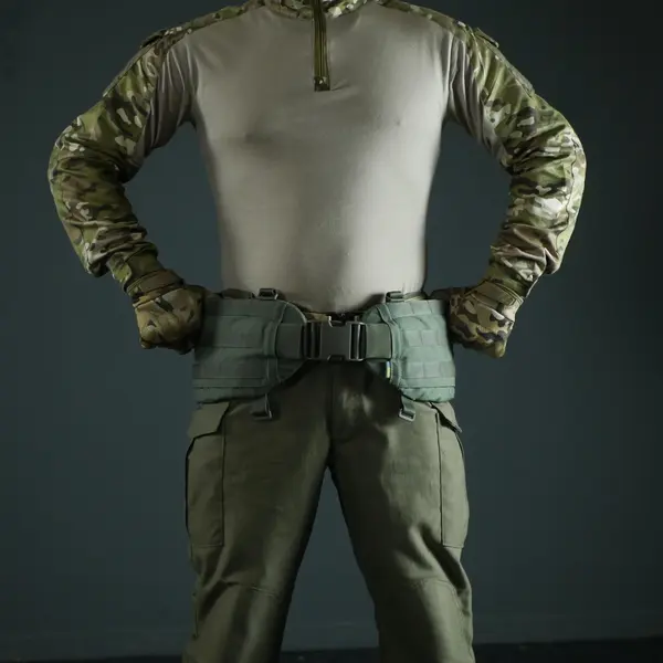 Пояс РПС Kiborg R-3 GEN.2 (L) Khaki з балістичним пакетом 2 клас захисту Militex