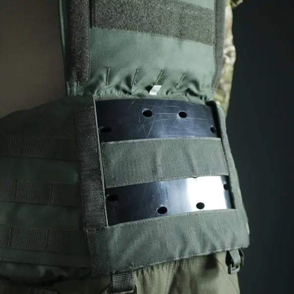 Пояс РПС Kiborg R-3 GEN.2 (L) Khaki з балістичним пакетом 2 клас захисту Militex