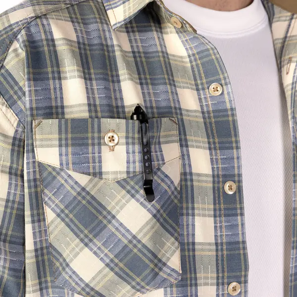 Сорочка тактична “Легіт” Plaid Blue/White