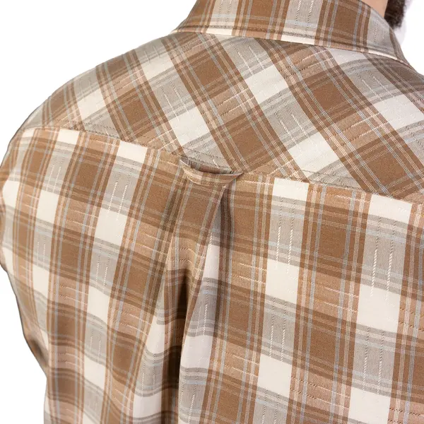 Сорочка тактична “Легіт” Plaid Sand/White