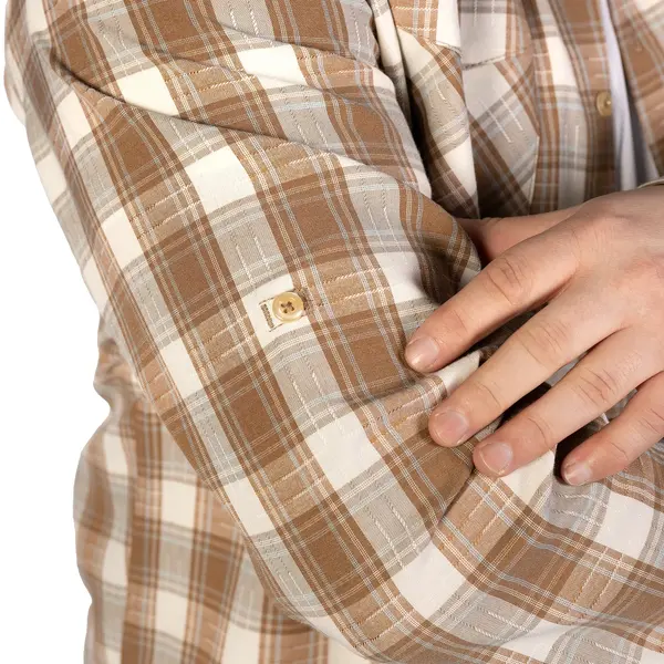 Сорочка тактична “Легіт” Plaid Sand/White