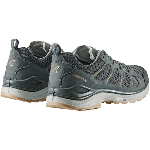 Чоловічі трекінгові кросівки Lowa Innox Evo II для туризму та активних подорожей, антрацитові