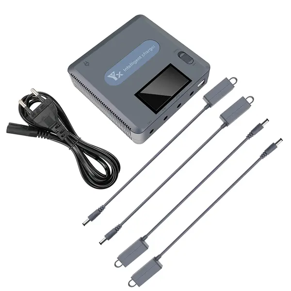 Інтелектуальний багатопортовий зарядний пристрій для DJI Mavic 3 Series (4×17.6V + 2×USB)