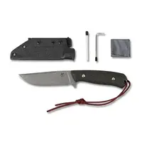 Тактичний ніж GDM1 Full Tang зі сталі 440C | Blackwash | HPL руків’я | ABS ножни