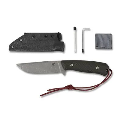 Тактичний ніж GDM1 Full Tang зі сталі 440C | Blackwash | HPL руків’я | ABS ножни