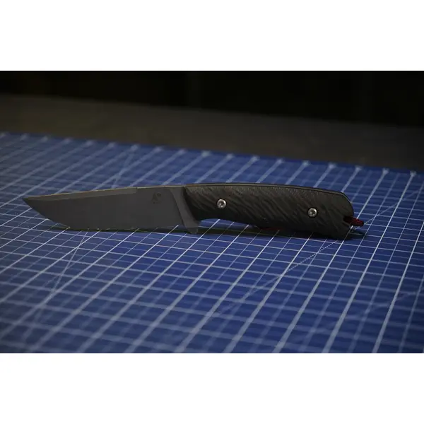 Тактичний ніж GDM1 Full Tang зі сталі 440C | Blackwash | HPL руків’я | ABS ножни