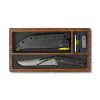 Тактичний ніж GDM XL Full Tang зі сталі 440C | Blackwash | HPL руків’я | ABS ножни