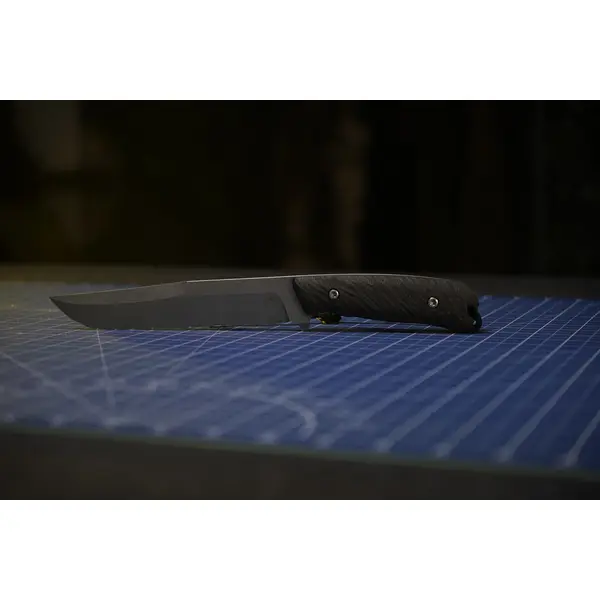 Тактичний ніж GDM XL Full Tang зі сталі 440C | Blackwash | HPL руків’я | ABS ножни