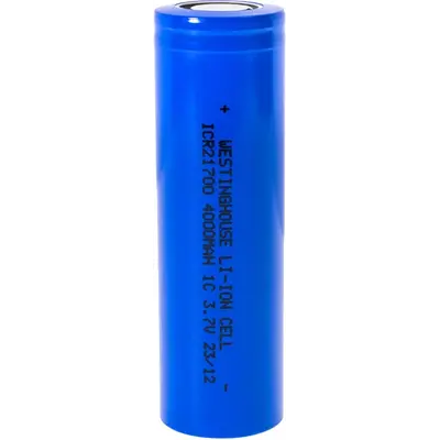 Акумулятор літій-іонний Westinghouse Li-ion ICR21700, 3.7V, 4000mAh, 1шт (102028)