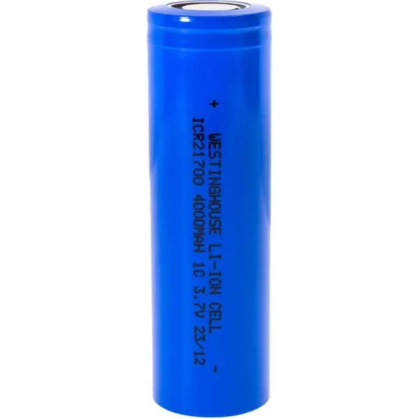 Акумулятор літій-іонний Westinghouse Li-ion ICR21700, 3.7V, 4000mAh, 1шт (102028)