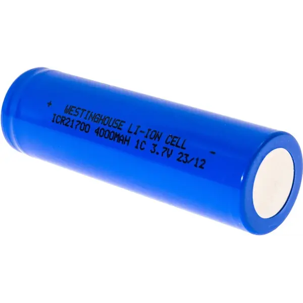 Акумулятор літій-іонний Westinghouse Li-ion ICR21700, 3.7V, 4000mAh, 1шт (102028)