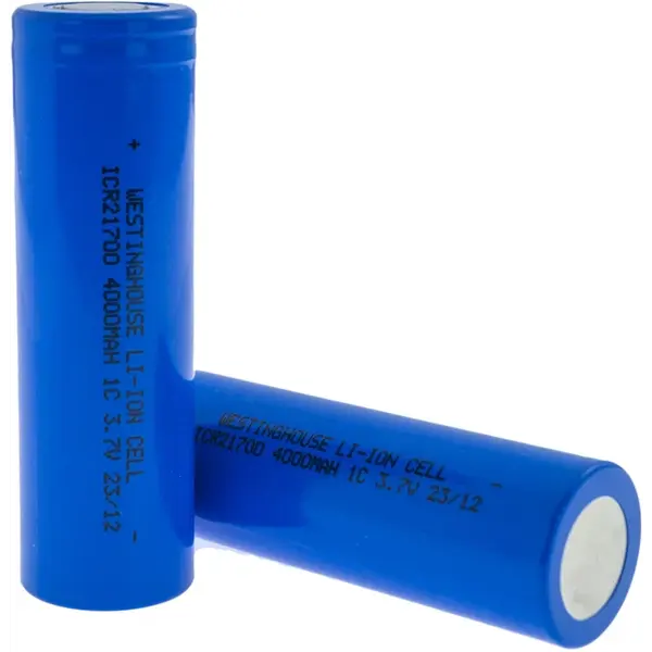 Акумулятор літій-іонний Westinghouse Li-ion ICR21700, 3.7V, 4000mAh, 2шт+бокс (102028)