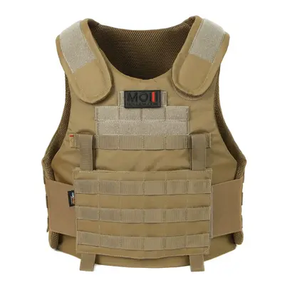 Противомоломочная баллистическая майка в цвете койот MOLLI с баллистическим пакетом 2 класса от компании Militex, размер M