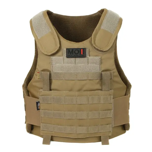 Протиуламкова балістична майка у кольорі койот MOLLI з балістичним пакетом 1 класу від компанії Militex, розмір XL