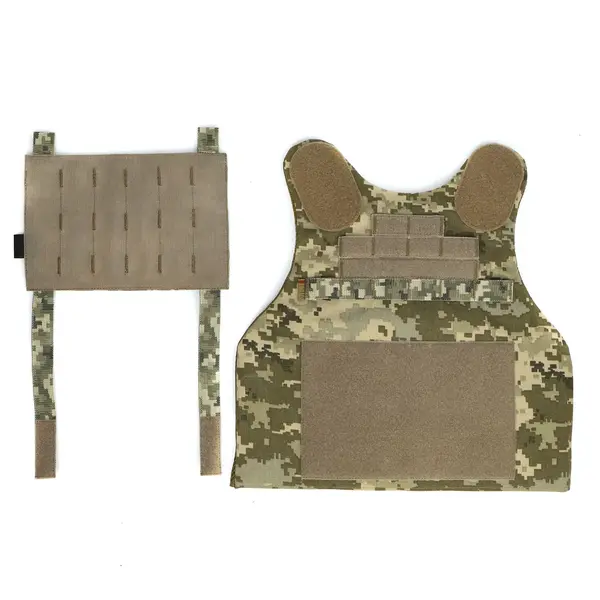 Протиуламкова балістична майка у кольорі піксель MOLLI з балістичним пакетом 1 класу від компанії Militex, розмір XL