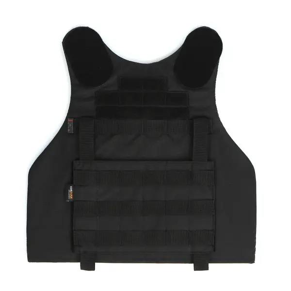 Протиуламкова балістична майка у чорному кольорі MOLLI з балістичним пакетом 1 класу від компанії Militex, розмір XL