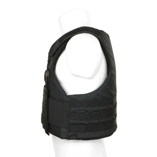 Протиуламкова балістична майка у чорному кольорі MOLLI з балістичним пакетом 1 класу від компанії Militex, розмір XL