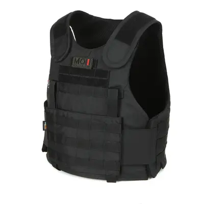 Противомломочная баллистическая майка в черном цвете MOLLI с баллистическим пакетом 2 класса от компании Militex, размер M