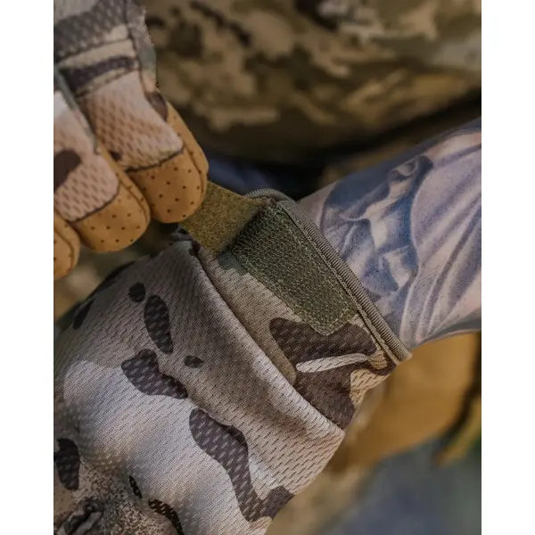Перчатки тактические Microfiber мультикам