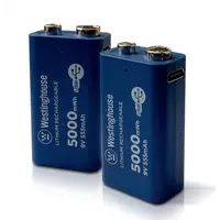 Акумулятор літій-іонний Westinghouse Крона 9V Type-C, 555mAh, 1шт. (112031)