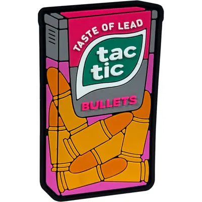 ‘TACTIC’ patch, pink