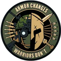 Патч "ARMOR CHANGES" олива