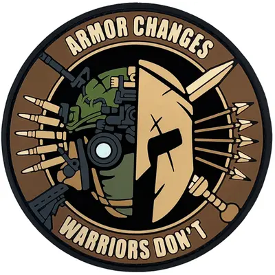 “ARMOR CHANGES” patch, coyote