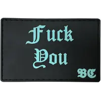 ПВХ патч "FUCK YOU" тіффані ПВХ патч "FUCK YOU" тіффані