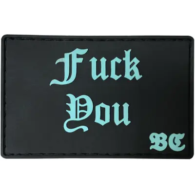 PVC patch “FUCK YOU” Tiffany