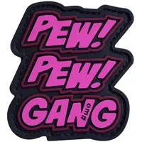 ПВХ патч «PEW PEW» розовый ПВХ патч «PEW PEW» розовый