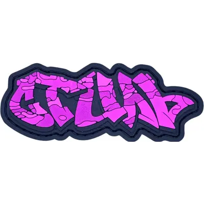 PVC patch “STYLE” purple