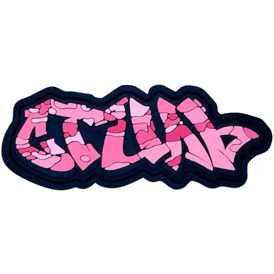 PVC patch “STYLE” pink