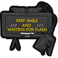 PVC patch “MINA KEEP SMILE” PVC patch “MINA KEEP SMILE”