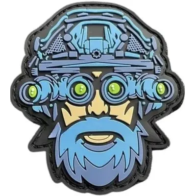 PVC patch “BLUE TACTIC MAN”