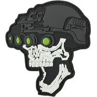 PVC patch “SKULL WITH PNB IN HELMET” PVC patch “SKULL WITH PNB IN HELMET”