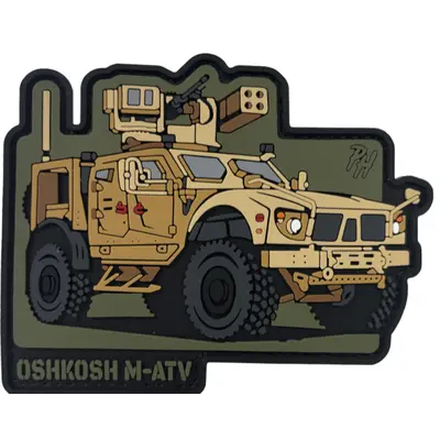 PVC patch “TECHNOLOGY OSHKOSH M-ATV”