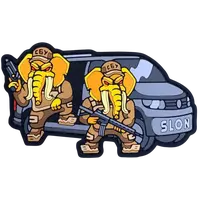 PVC patch SLON FM “SBU” PVC patch SLON FM “SBU”