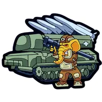 ПВХ патч СЛОН FM  "ЗРВ ППО"