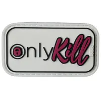 ПВХ патч "ONLYKILL" рожевий ПВХ патч "ONLYKILL" рожевий