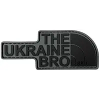 PVC patch “THE UB” black PVC patch “THE UB” black