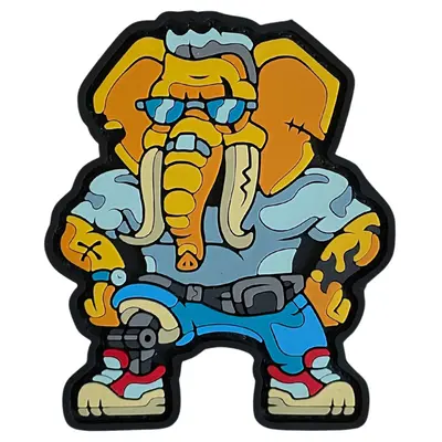 PVC patch SLON FM “RETRO”